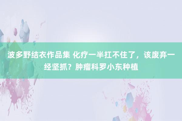 波多野结衣作品集 化疗一半扛不住了，该废弃一经坚抓？肿瘤科罗小东种植